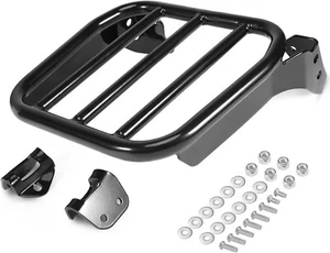 Kekykm Softail Luggage Rack for Harley FLDE FLHC FLHCS FXBB 2018-Up Gloss Black - Bild 1 von 6