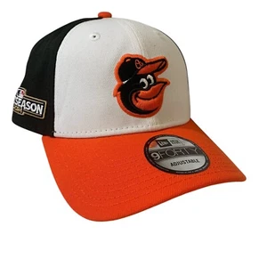 Baltimore Orioles New Era 9FORTY 2024 Postseason Black Orange Adustable Cap OSFM - Picture 1 of 9
