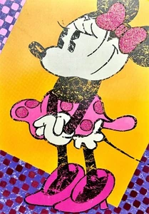 Tarjeta de CUMPLEAÑOS Walt Disney Vintage PARA NUERA, Minnie Mouse por Gibson +✉ - Imagen 1 de 6