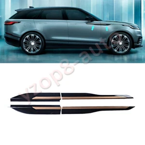 Para Range Rover Velar 2018-2025 Guardabarros Lateral Oro Rosa Ala de Aire Cubierta Borde 4 Piezas - Imagen 1 de 8