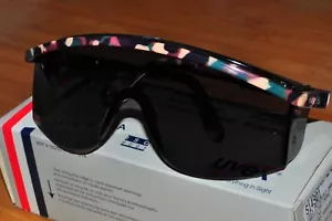 Uvex Brille Schutzbrille Astrospec3000 Tarnrahmen graue Linse S14901 USA - Bild 1 von 8