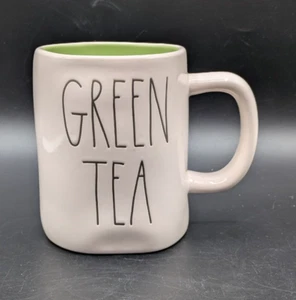 Rae Dunn Magenta Kaffeebecher Grüner Tee Weiß Grün Innen Groß 24 Unzen - Bild 1 von 8