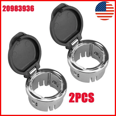 2PCS Dash Power Outlet Cover For Chevy Silverado, GMC Sierra Tahoe 2007-2013 - Image 1 of 4