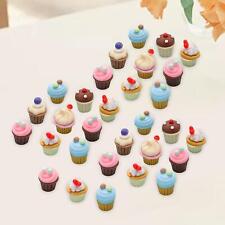 30 Stück Mini-Cupcakes für Puppenhaus-Zubehör, Handy-Scrapbooking