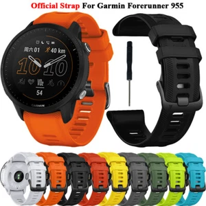 22mm Strap For Garmin Forerunner 955 945 935 Fenix 7 5 6 Pro Silicone Watch Band - Picture 1 of 33