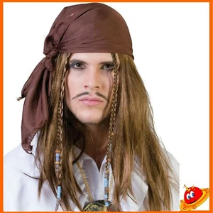 Parrucca Corsaro Bucaniere Pirata - Imagen 1 de 1