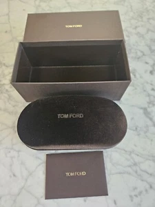 Authentic TOM FORD Glasses Sunglasses Eyeglasses Hard Case w/ Card - Picture 1 of 3