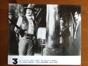 PRESSEFOTOGRAFIE JOHN WAYNE JACK ELAM CHRIS MITCHUM RIO LOBO HOWARD HAWKS - Bild 1 von 1