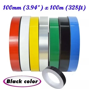 USA 60mm (3.94") x 100m (328ft) Roll Aluminum Tape for Sign Letter, Black - Picture 1 of 7