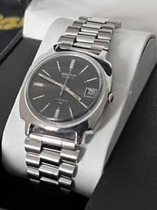Seiko Automatic Black Dial Silver 7009-4040 17 Jewels Vintage Watch - Bild 1 von 11