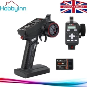 Receptor Transmisor Radio Control RC 6 Ch HOTRC CT-6A 2.4ghz RC Coche Barco Tanque - Imagen 1 de 8