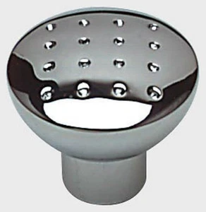 Single Polished Chrome 33mm Dimpled Kitchen Drawer Knob with M4*25mm Screw + - Picture 1 of 1