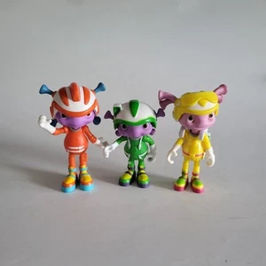 Floogals 2017 Toys Fleeker Flo Boomer 3" Alien Figures Lot of 3 + Backpack - Picture 1 of 6