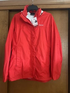 LADIES MARMOT XL CHERRY TOMATO PRECIP JACKET NWT - Picture 1 of 6