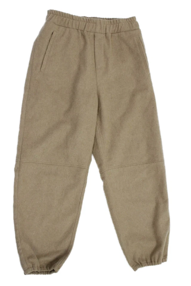 Fendi Childrens Girls Pull On High Rise Pants Camel Beige Wool Size 10 - Image 1 of 4