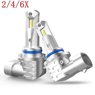 Kit de luces antiniebla LED 2/4/6X 9006 6500K blanco haz bajo 20000LM Foto 1 de 4