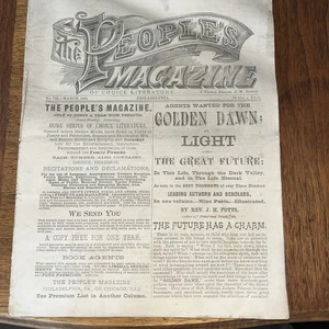 The People’s Magazine No. 141 March 1881 - Picture 1 of 15