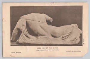 Postal Ilissos vista trasera frontón oeste partenón museo británico Waterlow - Imagen 1 de 2