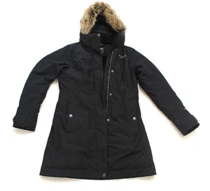 Marmot 700 Fill womens M black full zip button up down puffer jacket broken zip - Picture 1 of 19