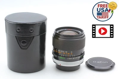 CLA'D [MINT w/ Case] Canon FD 28mm f2 s.s.c. ssc Wide Angle MF Lens From JAPAN - Image 1 of 4