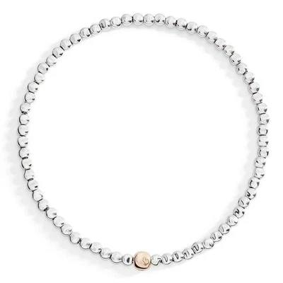 Collana DoDo Pepita Argento & Oro Rosa DCC5002-PEPIT-0009A Necklace 42cm - Immagine 1 di 3