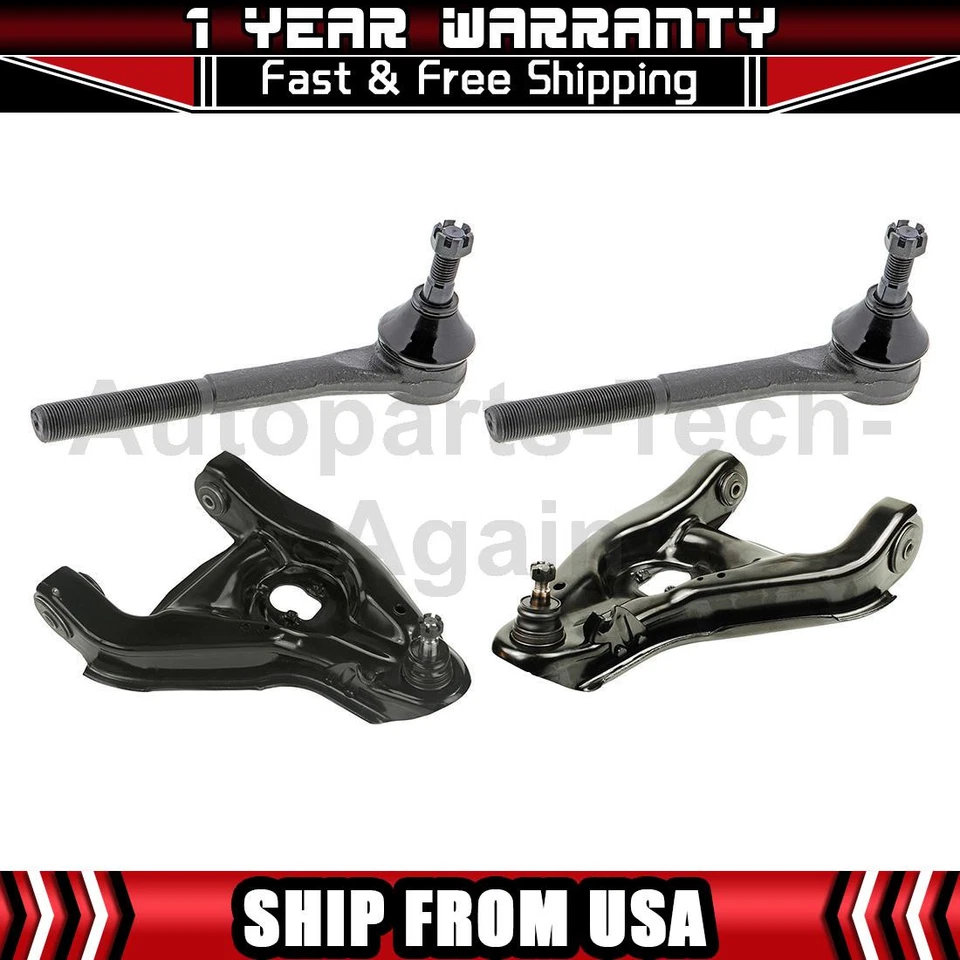 Brazo de control de extremo de barra de amarre delantera 4 Mevotech para GMC C1500 1988-1999 Foto 1 de 4