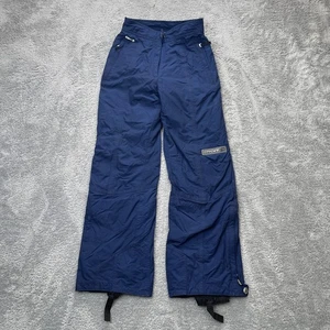 Spyder Hose Damen 6 blau Schnee Ski Snowboard Isolierung gerades Bein Nylon - Bild 1 von 12