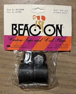 NEW NOS Vintage Beacon Bicycle Custom Tape and End Plugs Made in Japan - Foto 1 di 3