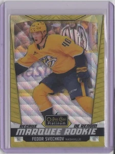 2024-25 O-Pee-Chee Platinum Neon Yellow Surge #238 Fedor Svechkov - Bild 1 von 2