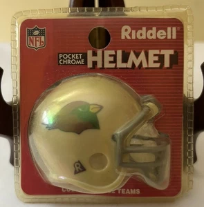 CASCO RIDDELL POCKET CROMATO NFL FOOTBALL HELM NUOVO IN CONFEZIONE - Foto 1 di 2