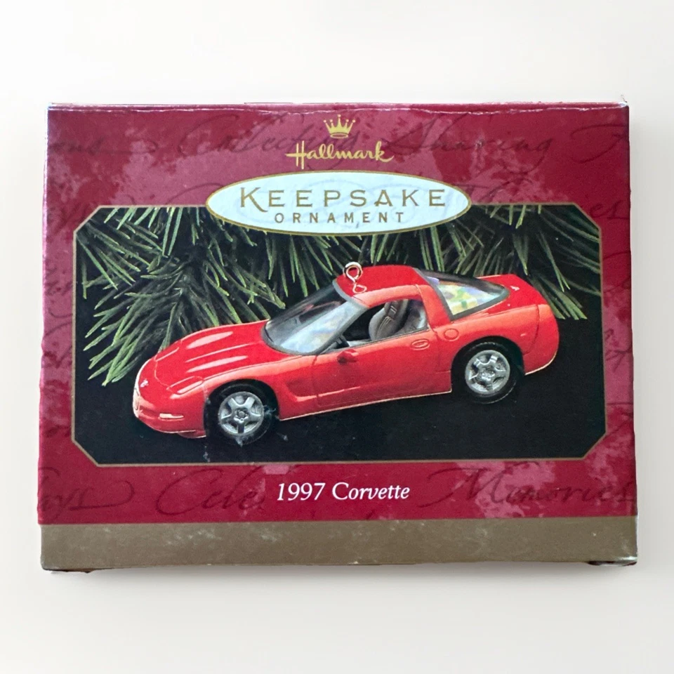Hallmark Collector's Series Ornament 1997 Chevrolet C5 Corvette #6455 1 43