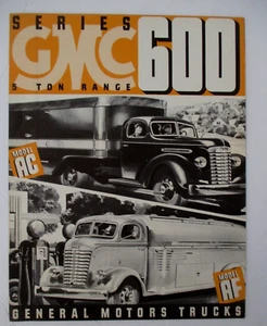 Brochure camion serie AC-600 GMC General Motors 5 tonnellate 1940 - Foto 1 di 4