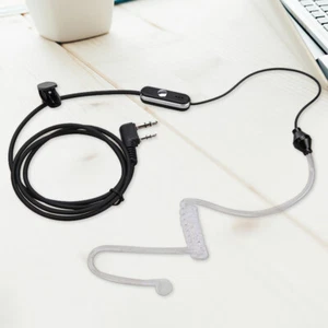 Practical Walkie Talkie Headset 2 Pin Acoustic Tube for Baofeng Retevis Radios - Photo 1/4