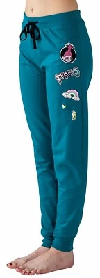 DreamWorks Trolls Poppy Women's Junior Fit Patch Jogger Pants Leggings - Image 1 of 3