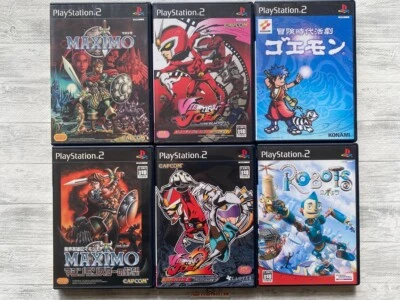 SONY PS2 Maximo & Viewtiful Joe & Goemon & Robots set from Japan - Image 1 of 4