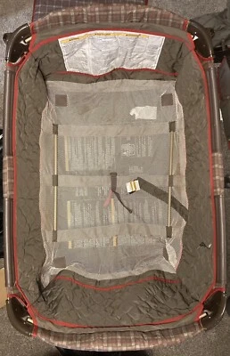 Graco Pack N Play  Clip On Mesh Bassinet Replacement. Vintage. Curved Poles - Image 1 of 4