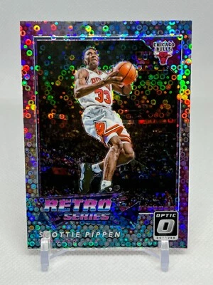 2017 Optic Retro Series Fast Break Holo Prizm Scottie Pippen #14, W/ Jordan - Image 1 of 2