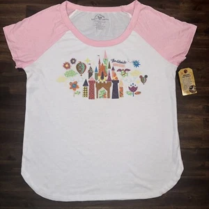 Camiseta Waffle Estilo Raglán Colección Exclusiva Miembro del Elenco Disney Camiseta Para Mujer 2X - Imagen 1 de 9
