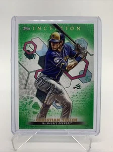 2022 Topps Inception Green Christian Yelich - Picture 1 of 2