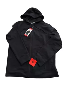 Mondetta Mens Full Zipp with Hood jacket Black Medium Stretch NEW Mens (WH) - Picture 1 of 12