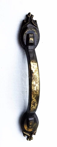 French Provincial Antique Hardware Brass Drawer Pull Cabinet Handle 3"centers Cover