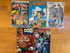 Lot 5 #1 issues Dick Tracy 3-D Drunken Fist Dog Dragonfire Duckbots comic books - Picture 1 of 4