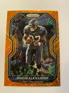 2020 Prizm Football Orange Lazer Shaun Alexander Seahawks  - Bild 1 von 1