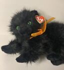 Ty Beanie Baby Classic Black Cat Moonstruck Cat Plush Halloween with Tag
