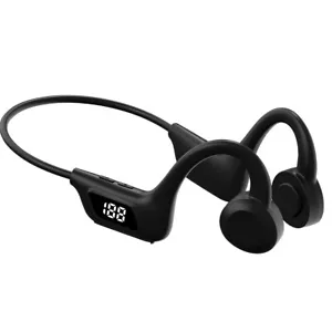 Cuffie sportive wireless Bluetooth per iPhone 15 14 Pro Max 14 Plus nero - Foto 1 di 5