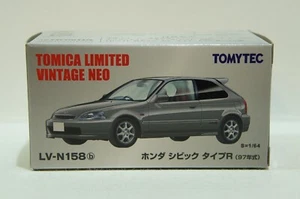Tomytec Tomica Limited Vintage LV-N158b Honda CIVIC TypeR (Silver) ~ 1/64 - Picture 1 of 4