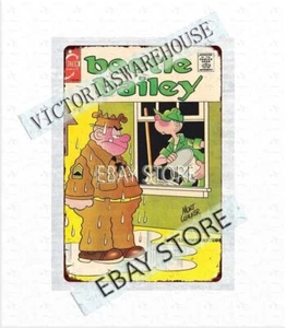 replica collectible home decor 1970 Beetle Bailey Comics metal tin sign - Picture 1 of 4