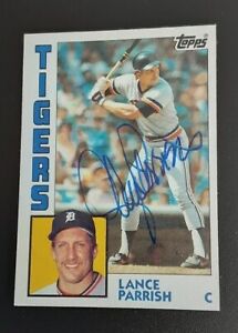 1984 AUTOGRAPHED DETROIT TIGER TOPPS CARDS ( 10+ DIFFERENT CARDS)
