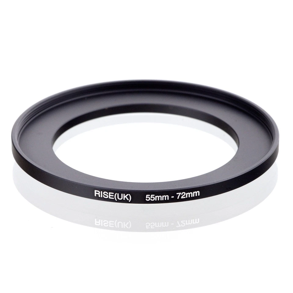 55mm-72mm  55mm to 72mm  55 - 72mm Step Up Ring Filter Adapter for Camera Lens - Image 1 of 3