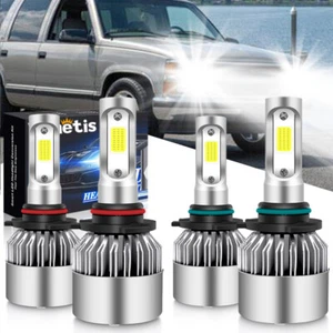 4X LED Headlight Super For Chevy C/K Pickup Silverado Suburban Tahoe 1994-1998 - Picture 1 of 8